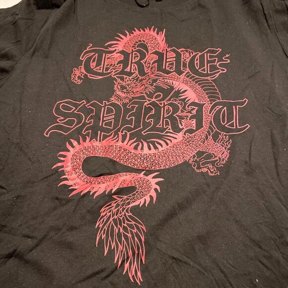 H&M True Spirit Dragon Tshirt Womens Size Small Shirt - Picture 8 of 16